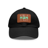 Mom Dog Lover Dad Hat with Leather Patch