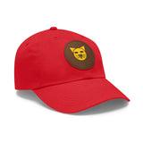 Cap for Cat Lovers with Leather Patch (Round)