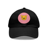 Cap for Cat Lovers with Leather Patch (Round)