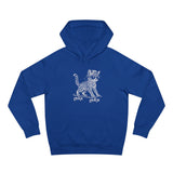 Cool Skateboarding Cat Hoodie — Retro Cat on Skateboard Pullover
