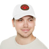 Hat with Paw Print Leather Patch - Pet Lovers
