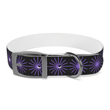 Purple Star Dog Collar — Adjustable Pet Collar with Star Pattern
