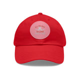 Hat with Leather Patch — "for the love of pets"
