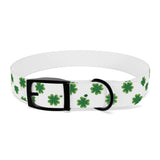 Lucky Clover Dog Collar — St. Patrick’s Day Green Shamrock Pet Collar