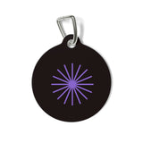 Purple Star Pet ID Tag — Personalized Dog & Cat Name Tag
