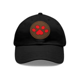 Hat with Paw Print Leather Patch - Pet Lovers