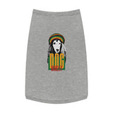 Rasta Marley Dog Tank — Reggae Graphic Pet Shirt