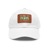 Mom Dog Lover Dad Hat with Leather Patch