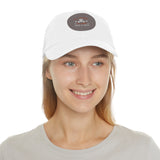 Hat with Leather Patch — "for the love of pets"