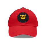 Cap for Cat Lovers with Leather Patch (Round)
