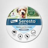 Seresto Small Dog Vet-Recommended Flea & Tick Treatment & Prevention Collar for Dogs Under 18 lbs. | 8 Months Protection