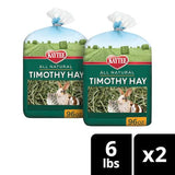 Kaytee Timothy Hay, High Fiber, Grown Specifically for Small Animals, Rabbits, Guinea Pigs, Chinchillas, Ideal Bulk Order for Small Pets, 12 pounds