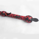 Bull Whip 10 Foot 16 Plaits Kangaroo Hide Leather Equestrian Bullwhip Leather Flexible Belly & Leather Flexible Bolster Inside Red & Black for Outdoor Sport