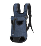 Pet Backpack Carrier for Cats and Small Dogs, Front-Facing Legs Out Pet Carrier, Adjustable Hands-Free Travel Backpack Carrier for Walking, Hiking, and Outdoor Use (Medium)