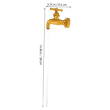 Alipis Outdoor Water Fountain Decor Sturdy Faucet Fountain Craft Lucky Decor for Home