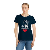 Organic Women's Classic T-Shirt Me + Dog = Love