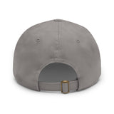 Hat with Leather Patch — "for the love of pets"