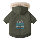 Dogs Before Dudes Pet Parka Jacket