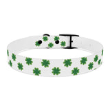 Lucky Clover Dog Collar — St. Patrick’s Day Green Shamrock Pet Collar