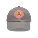 Cap for Cat Lovers with Leather Patch (Round)