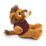 Plush Bear with Paw-Print Tee — Cute Gift for Kids & Pet Lovers