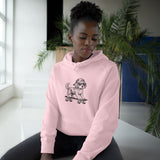 Dog on Skateboard Hoodie — Cute Skateboarding Puppy Pullover