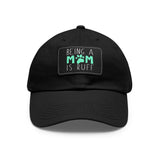 Mom Dog Lover Dad Hat with Leather Patch