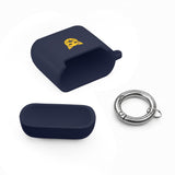 Cat Face AirPods Case — Cute Yellow Cat Keyring Cover for AirPods & AirPods Pro