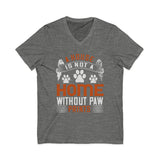 Pet Lovers Paw Print V-Neck Tee