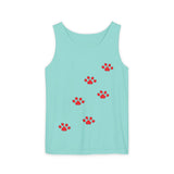 Paw Print Tank Top for Pet Lovers