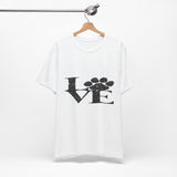 Love Paw T-Shirt — Distressed Paw Print Pet Lover Tee