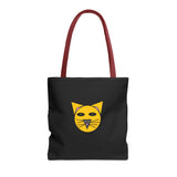 Playful Cat Face Tote Bag - Fun and Unique Design for Animal Lovers