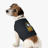 Rasta Marley Dog Tank — Reggae Graphic Pet Shirt