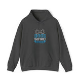 Dog Lover Hoodie - "Dogs Before Dudes" Funny Pet Rescue Sweatshirt