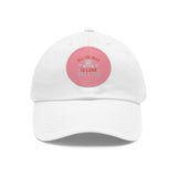 Hat with Leather Patch — "for the love of pets"