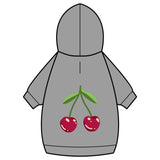 Cherry Pet Hoodie – Cute Navy Blue Dog & Cat Hoodie