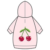 Cherry Pet Hoodie – Cute Navy Blue Dog & Cat Hoodie