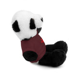 Plush Bear with Paw-Print Tee — Cute Gift for Kids & Pet Lovers