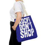 Adopt Don't Shop Tote Bag – Animal Rescue Advocacy Canvas Tote