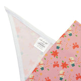 Christmas Pink Floral Pet Bandana – Festive Dog & Cat Accessory