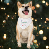 Christmas pet bandana collar