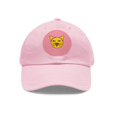 Cap for Cat Lovers with Leather Patch (Round)