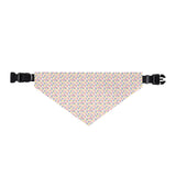 Colorful Paw Print Pet Bandana Collar — Vibrant Dog/Cat Scarf