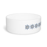 floral pet bowl