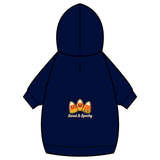 Pet Hoodie — "Sweet & Spooky" Candy Corn Design