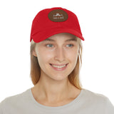 Hat with Leather Patch — "for the love of pets"