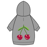 Cherry Pet Hoodie – Cute Navy Blue Dog & Cat Hoodie
