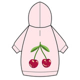 Cherry Pet Hoodie – Cute Navy Blue Dog & Cat Hoodie