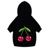 Cherry Pet Hoodie – Cute Navy Blue Dog & Cat Hoodie