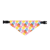 Pet Bandana Collar - Colorful Easter Egg Design